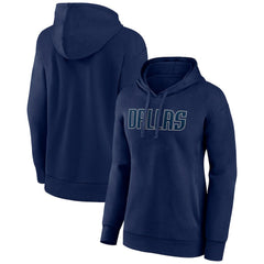 Dallas Mavericks Women's Wordmark Pullover Hoodie sale - Navy on sale