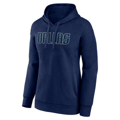 Dallas Mavericks Women's Wordmark Pullover Hoodie sale - Navy on sale