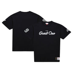 Wayne Gretzky Los Angeles Kings Mitchell & Ness Premium Nickname Vintage Logo T-Shirt - Black T-shirts
