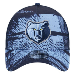 Memphis Grizzlies Tip Off A-Frame Trucker 9FORTY Adjustable Hat - Navy/Light Blue sale
