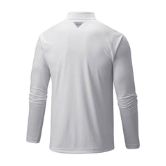 Los Angeles Dodgers Terminal Tackle Omni-Shade Raglan Quarter-Zip Pullover Top White