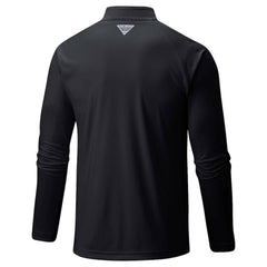 Baltimore Orioles Terminal Tackle Omni-Shade Raglan Quarter-Zip Pullover Top Black