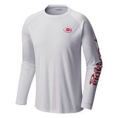 Cincinnati Reds Terminal Tackle Long Sleeve T-Shirt White
