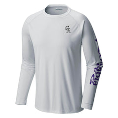 Colorado Rockies Terminal Tackle Long Sleeve T-Shirt White