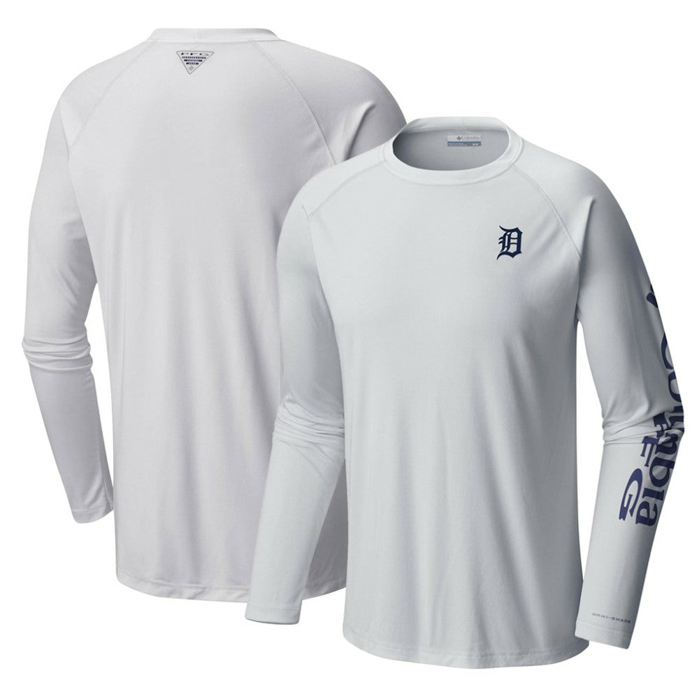 Detroit Tigers Terminal Tackle Long Sleeve T-Shirt White
