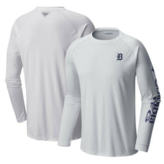 Detroit Tigers Terminal Tackle Long Sleeve T-Shirt White
