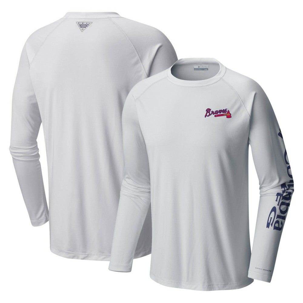 Atlanta Braves Terminal Tackle Long Sleeve T-Shirt White