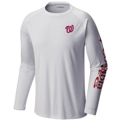 Washington Nationals Terminal Tackle Long Sleeve T-Shirt White