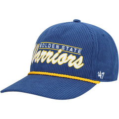Golden State Warriors '47 Double Header Sidepatch Cord Hitch Adjustable Hat sale - Royal for sale