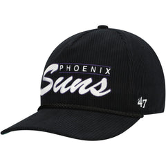 Phoenix Suns '47 Double Header Sidepatch Cord Hitch Adjustable Hat - Black outlet