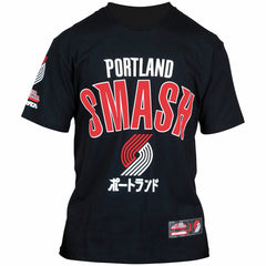 Portland Trail Blazers Hyperfly Unisex NBA x My Hero Academia All Might Smash T-Shirt - Black discount