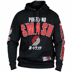 Portland Trail Blazers Hyperfly Unisex NBA x My Hero Academia All Might Smash Pullover Hoodie - Black outlet