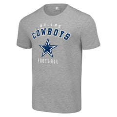 Dallas Cowboys Starter Logo T-Shirt - Heather Gray on sale