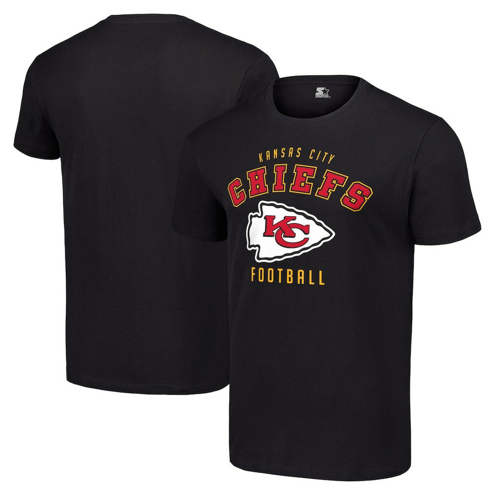 Kansas City Chiefs Starter Logo T-Shirt - Black discount