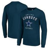Dallas Cowboys Starter Long Sleeve T-Shirt - Navy outlet