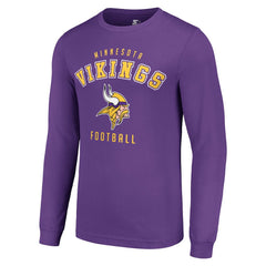Minnesota Vikings Starter Long Sleeve T-Shirt - Purple discount