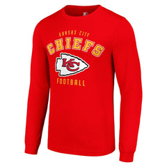 Kansas City Chiefs Starter Long Sleeve T-Shirt - Red for sale