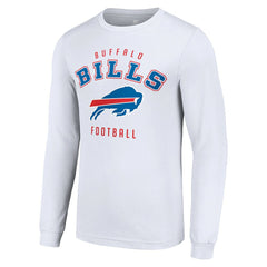 Buffalo Bills Starter Long Sleeve T-Shirt - White sale