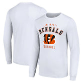 Cincinnati Bengals Starter Long Sleeve T-Shirt - White discount