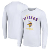 Minnesota Vikings Starter Long Sleeve T-Shirt - White sale