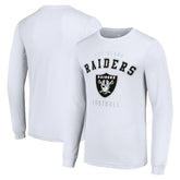 Las Vegas Raiders Starter Long Sleeve T-Shirt - White cheap
