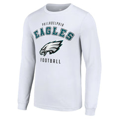 Philadelphia Eagles Starter Long Sleeve T-Shirt - White outlet