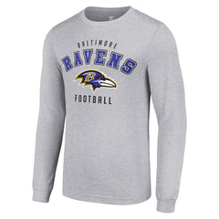 Baltimore Ravens Starter Long Sleeve T-Shirt - Heather Gray online