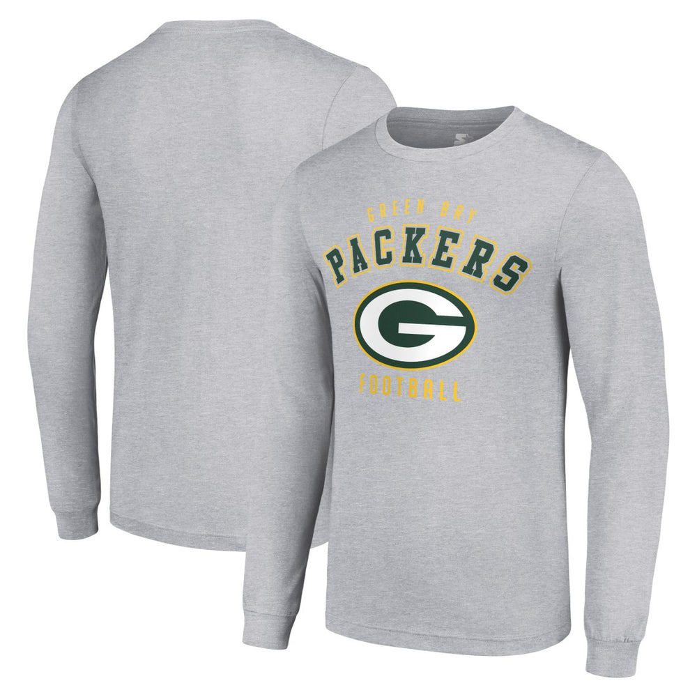 Green Bay Packers Starter Long Sleeve T-Shirt - Heather Gray online