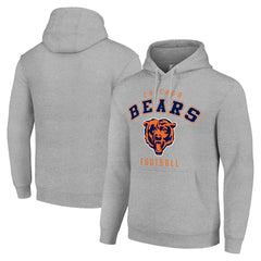 Chicago Bears Starter Unisex Logo Pullover Hoodie - Heather Gray outlet