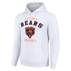Chicago Bears Starter Unisex Logo Pullover Hoodie - White cheap
