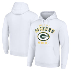 Green Bay Packers Starter Unisex Logo Pullover Hoodie - White outlet