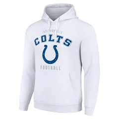 Indianapolis Colts Starter Unisex Logo Pullover Hoodie - White online