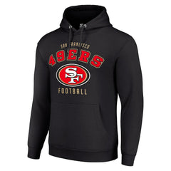San Francisco 49ers Starter Unisex Logo Pullover Hoodie - Black sale