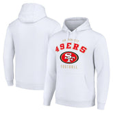 San Francisco 49ers Starter Unisex Logo Pullover Hoodie - White for sale