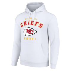 Kansas City Chiefs Starter Unisex Logo Pullover Hoodie - White outlet