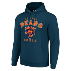 Chicago Bears Starter Unisex Logo Pullover Hoodie - Navy on sale