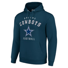 Dallas Cowboys Starter Unisex Logo Pullover Hoodie - Navy cheap