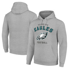 Philadelphia Eagles Starter Unisex Logo Pullover Hoodie - Heather Gray discount