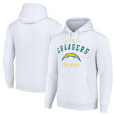 Los Angeles Chargers Starter Unisex Logo Pullover Hoodie - White on sale