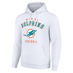 Miami Dolphins Starter Unisex Logo Pullover Hoodie - White sale