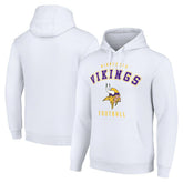 Minnesota Vikings Starter Unisex Logo Pullover Hoodie - White for sale