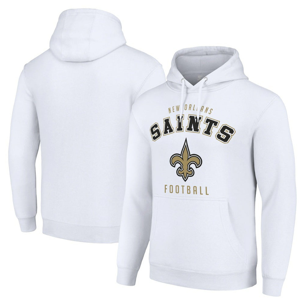 New Orleans Saints Starter Unisex Logo Pullover Hoodie - White sale
