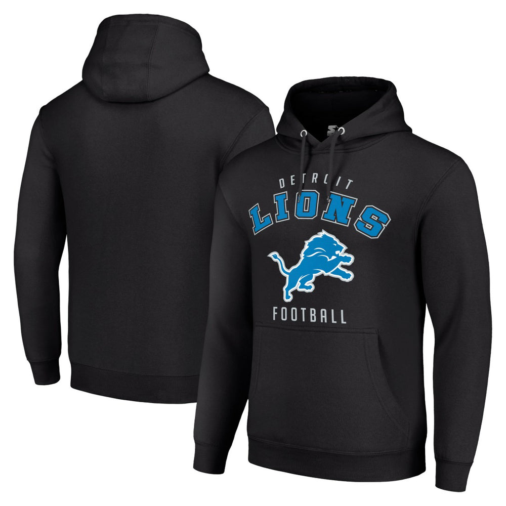 Detroit Lions Starter Unisex Logo Pullover Hoodie - Black for sale