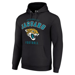 Jacksonville Jaguars Starter Unisex Logo Pullover Hoodie - Black outlet