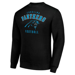 Carolina Panthers Starter Team Logo Pullover Sweatshirt - Black sale