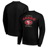 San Francisco 49ers Starter Team Logo Pullover Sweatshirt - Black outlet