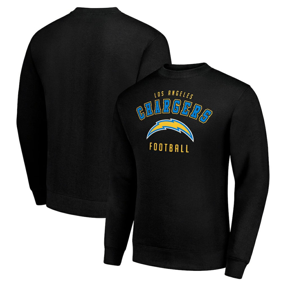 Los Angeles Chargers Starter Team Logo Pullover Sweatshirt - Black cheap
