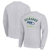 Seattle Seahawks Starter Team Logo Pullover Sweatshirt - Heather Gray for sale