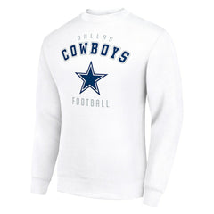Dallas Cowboys Starter Team Logo Pullover Sweatshirt - White cheap