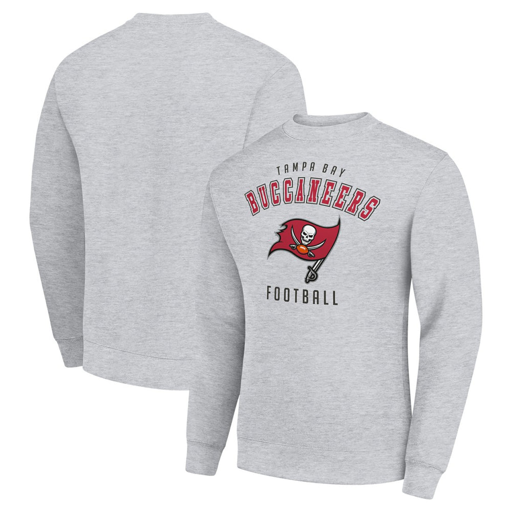Tampa Bay Buccaneers Starter Team Logo Pullover Sweatshirt - Heather Gray on sale